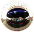 Fisheye - Funfair in the Millennium Dome